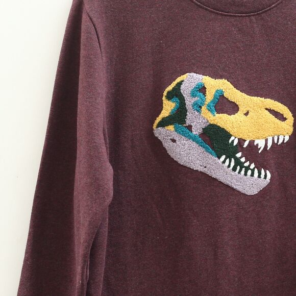 BONOBOS Critter Supersoft Fleece Crew Sweater Embroidered Long Sleeve M 283253 - Picture 8 of 11